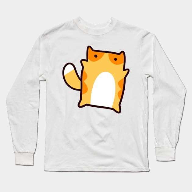 Mouthless Noseless Tabby Long Sleeve T-Shirt by saradaboru